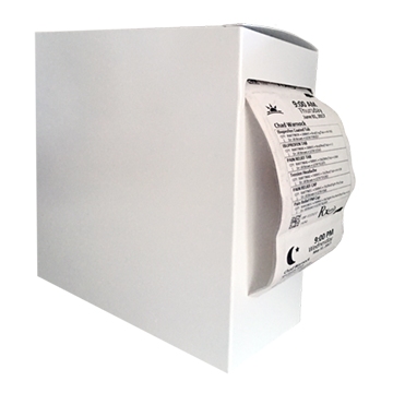 Adherence White Dispenser Boxes, 7x7x2.75