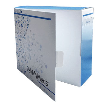 PakMyMeds Booklet Dispenser Boxes, 7x7x2.75